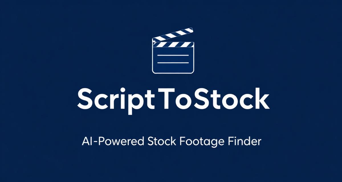 ScriptToStock — AI Stock Footage Finder for Scripts